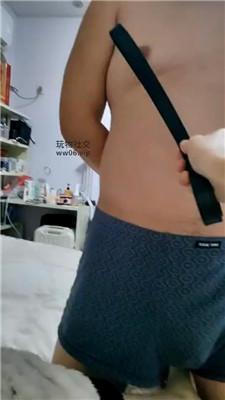 【小羊咩咩】骑马皮带鞭打/棉袜脚踩虐 JS250107-43