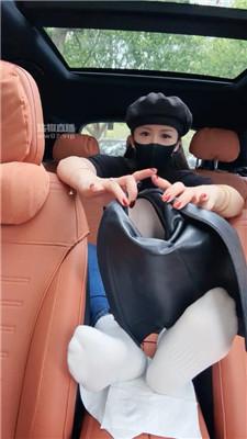 【冷颜】开一天车酸臭白棉袜    250522-11