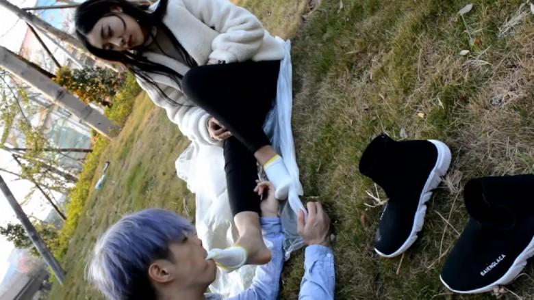 〖H.P.L栖心之栈〗—夏芙户外脏鞋调教