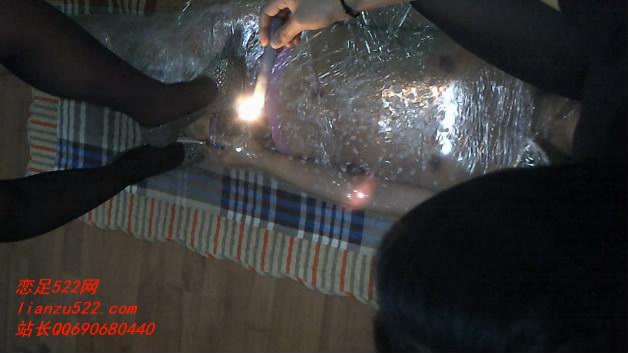 木乃伊滴蜡高跟踩