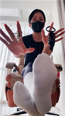 【冷颜】臭白袜贞操锁    250203-4