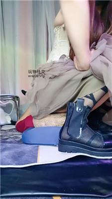 【美柠】清理脏长靴/高跟美腿胯下辱 JS250106-45