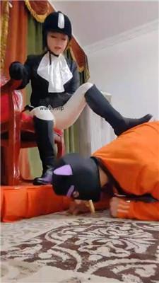 【魔鬼天使】女教练骑人形犬驯化 JS250116-38