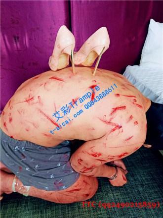 超狠高跟鞋殘忍暴踹