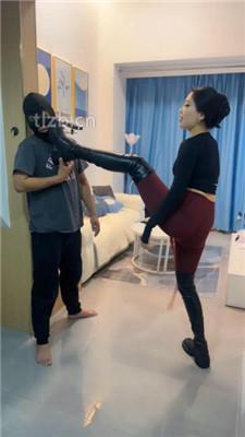 【猫爷】过膝长靴踩踏/鞭打/骑马/耳光