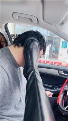 【苏儿】长靴白袜挑逗司机狗 JS250312-6