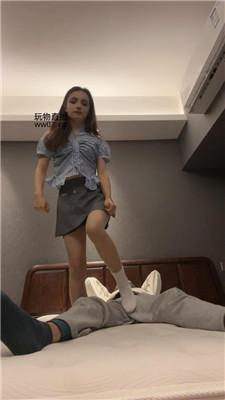 【Anna】舔脏鞋底-白袜踩踏骑马 JS250303-30