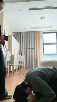 【桃子】狗链遛狗-重度鞭打 JS250322-6