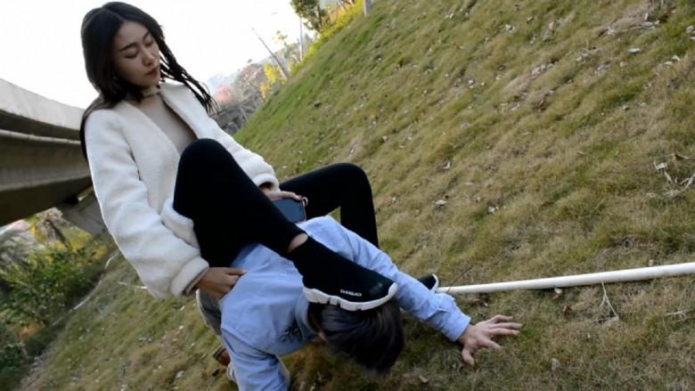 〖H.P.L栖心之栈〗—夏芙户外脏鞋调教