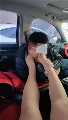 【李老师】车内长靴肉丝jio挑逗司机 JS250125-6