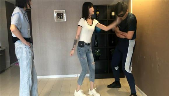 怒惩夜跑搭讪男