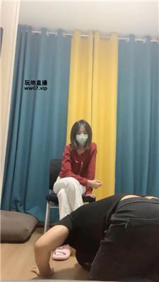 【拉面】拖鞋白袜踩踏气味辱 JS250309-36