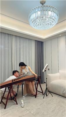 【琴月】素人闺蜜观战-古筝美女脚下奴 JS250429-13