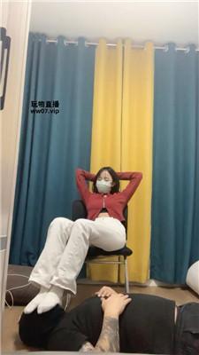 【拉面】拖鞋白袜踩踏气味辱 JS250309-36