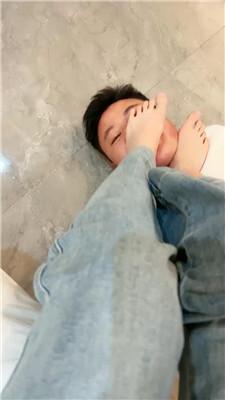 【西彤】重度虐打-舔脏鞋白棉袜 JS250515-8