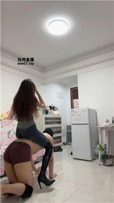 【御妍】高跟长靴踩踏-白袜脚伺候 JS250426-34