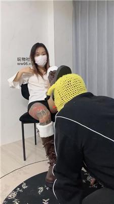 【Qi7】纹身小妹-重度虐乳/超臭长靴气味辱 JS250105-6