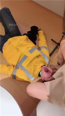 【盖洛】惩罚迟到的外卖员-短靴原味黑棉袜