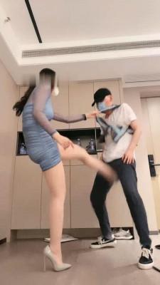 【调教视频】【禾未】暴力虐废物代驾-长靴+高跟-踢跺裆/踩踏深喉