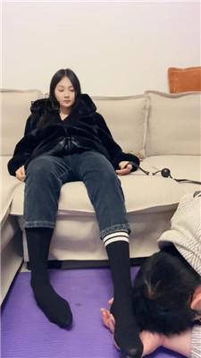 【埋汰】健身后皮鞋黑袜虐狗子 JS250224-12