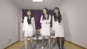 翻拍番号片系列三人OL装第一部（双视角）