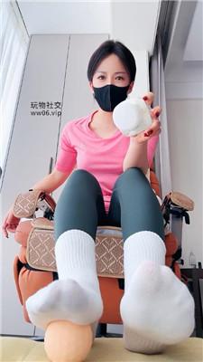 【冷颜】白棉袜香水粗口乳母    250305-9