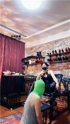 【冷颜】长靴白袜虐狗笼绿帽 JS250316-17