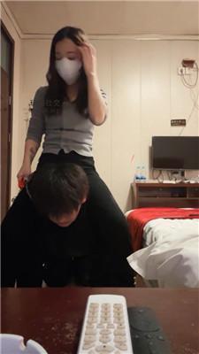 【莹莹】捆绑绿帽男友虐废 JS250216-11