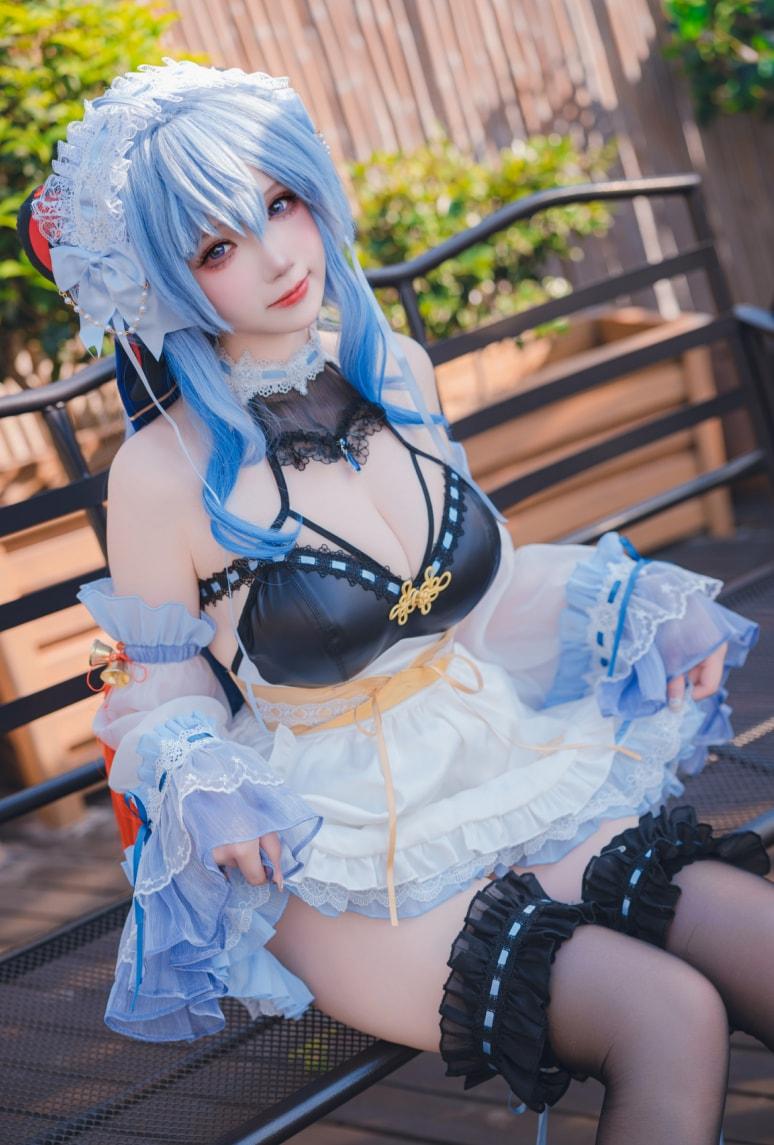 雪晴Astra 原神 甘雨 女仆美女欣赏