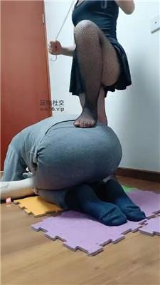 【思纯】鞭打/高跟网袜踩虐蹂躏 JS250107-3