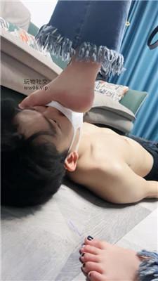 【大小姐S】涂鸦羞辱-舔脏鞋吃白袜/头压马桶 JS250222-40