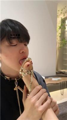 【冰冰】小白鞋原味白袜玩奶狗 bf53119