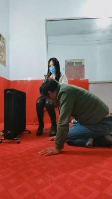 【沐颜】农村女王暴打踢踹夫奴【双视角版】 JS250122-32