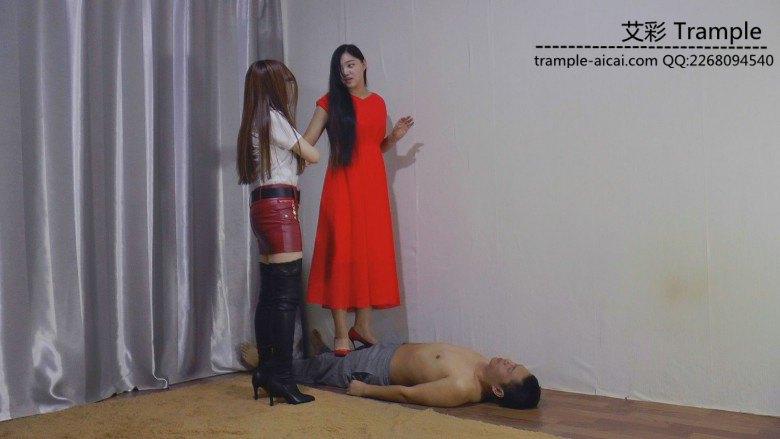 踩踏贱奴教学