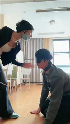 【桃子】狗链遛狗-重度鞭打 JS250322-6