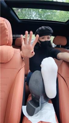 【冷颜】开一天车酸臭白棉袜    250522-11