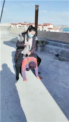 【斯羽情侣主】户外狗链拴狗虐【双视角版】  JS250329-6