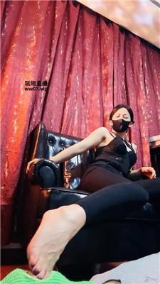 【冷颜】长靴白袜虐狗笼绿帽 JS250316-17