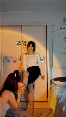 【熊宝】狗链栓住女神犬 bf50695