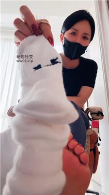 【冷颜】臭白袜贞操锁    250203-4