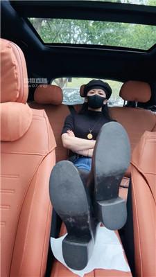 【冷颜】开一天车酸臭白棉袜    250522-11