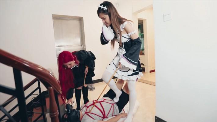 〖H.P.L栖心之栈〗—黑白双煞吊刑奴 HPL-211025