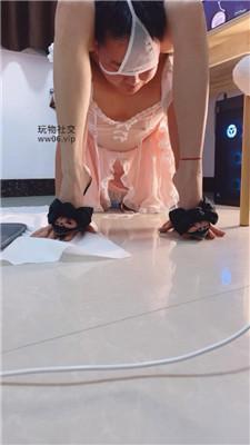 【艾黎】反绑CD骚奴磕头求虐 JS250219-30