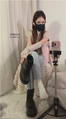 【夏桑】马丁靴脏白棉袜寸    250104-7