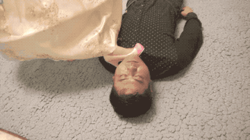 希雨韩国娘娘装踩脖踩踏羞辱