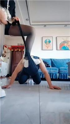 【李老师】小白鞋黑丝全体重踩踏 JS250116-5