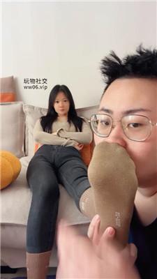 【埋汰】牛仔裤坐脸/原味棉袜脚踩虐 JS250109-31