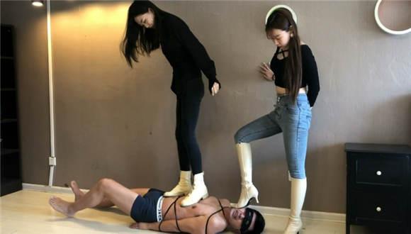 欢度五一巨献-白靴女王残酷调教