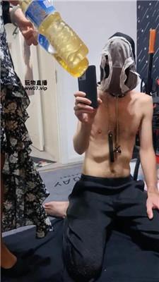 【胖虎】内裤套头羞辱兄弟奴 JS250331-4