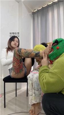 【Qi7】纹身小妹-捆绑虐下贱情侣奴 bf49217